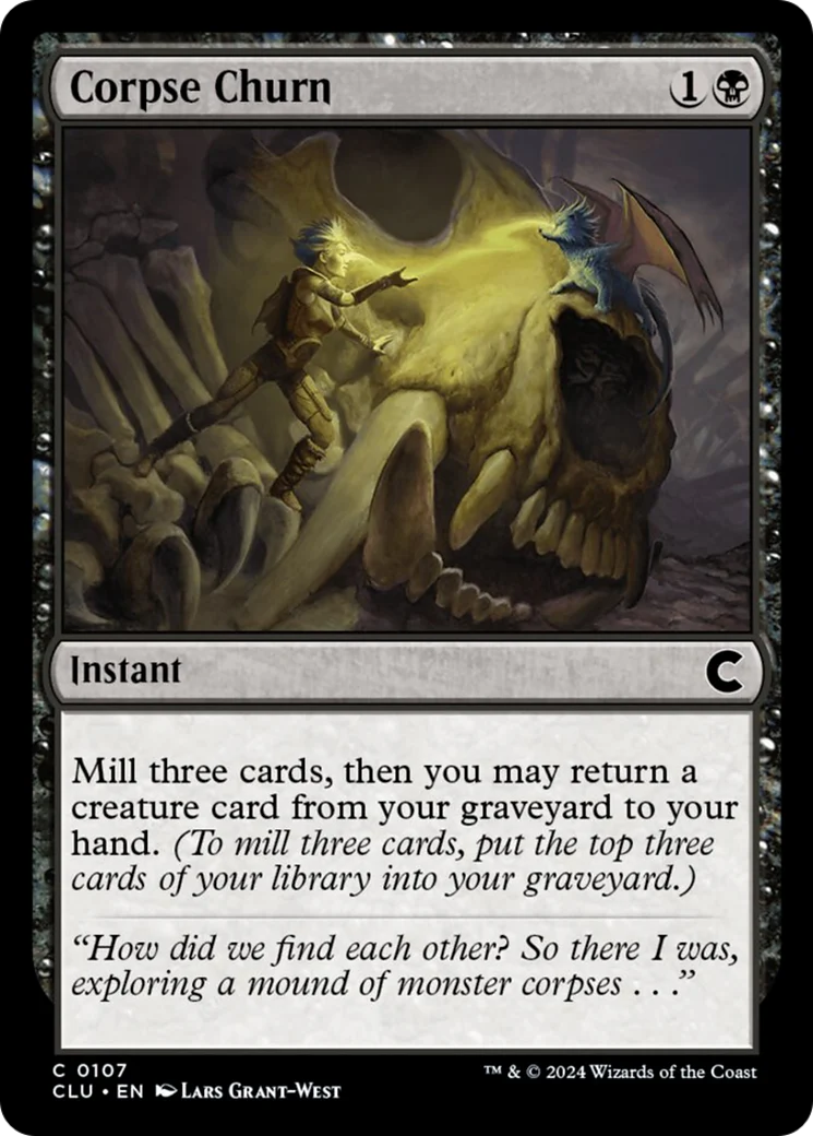 Corpse Churn (CLU-107) - Ravnica: Clue Edition [Common]