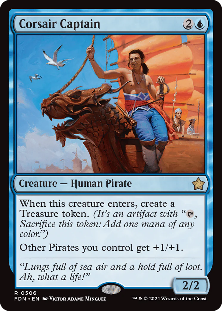 Corsair Captain (FDN-506) - Foundations [Rare]