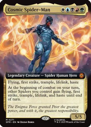 Cosmic Spider-Man (Extended Art) (SPM-271) - Marvel's Spider-Man Foil [Mythic]