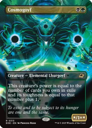 Cosmogoyf (Borderless) (EOE-313) - Edge of Eternities Foil [Rare]