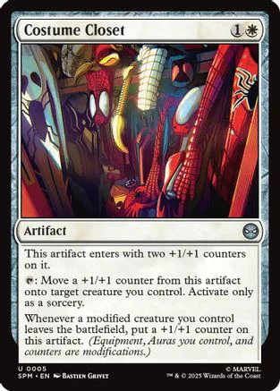 Costume Closet (SPM-005) - Marvel's Spider-Man [Uncommon]