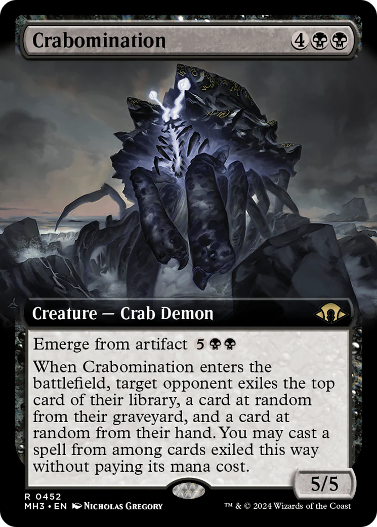 Crabomination (MH3-452) - Modern Horizons 3: (Extended Art) [Rare]
