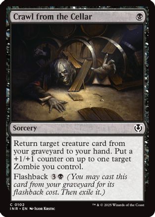 Crawl from the Cellar (INR-102) - Innistrad Remastered Foil [Common]