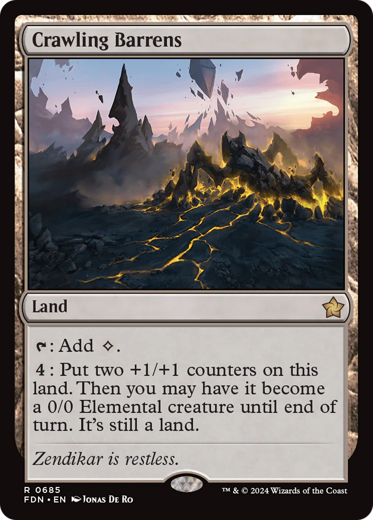 Crawling Barrens (FDN-685) - Foundations [Rare]