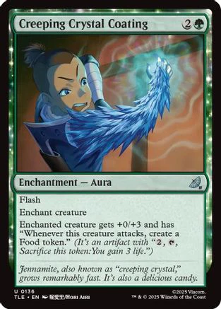Creeping Crystal Coating (TLE-136) - Avatar: The Last Airbender: Eternal-Legal [Uncommon]