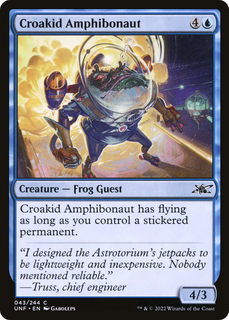 Croakid Amphibonaut (UNF-043) - Unfinity [Common]