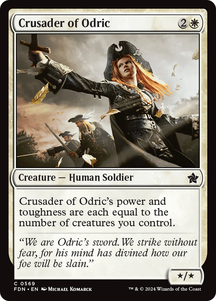 Crusader of Odric (FDN-569) - Foundations [Common]