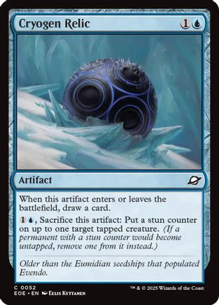 Cryogen Relic (EOE-052) - Edge of Eternities Foil [Common]