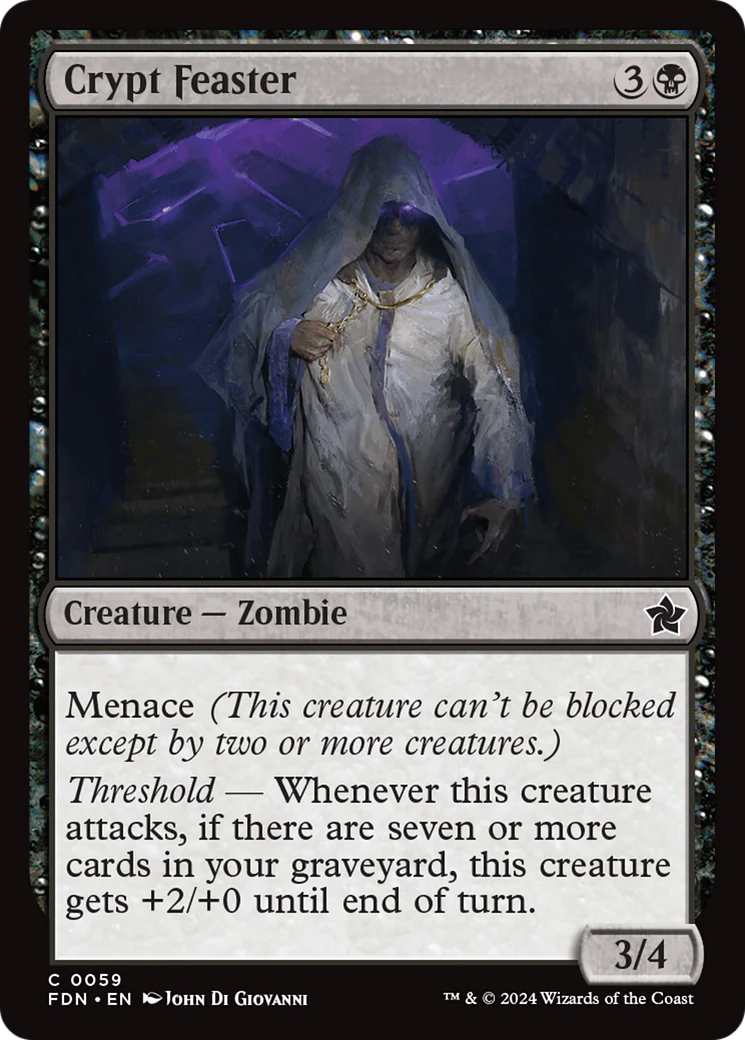 Crypt Feaster (FDN-059) - Foundations Foil [Common]