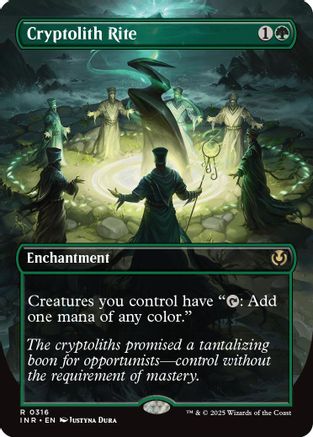 Cryptolith Rite (Borderless) (INR-316) - Innistrad Remastered Foil [Rare]