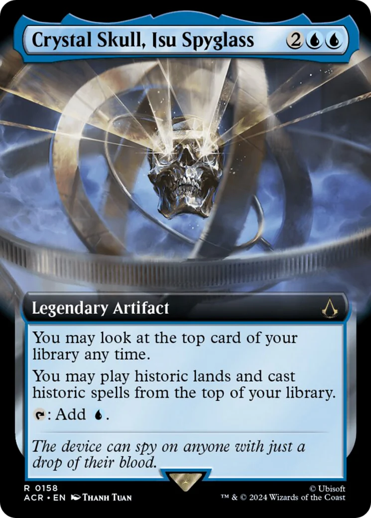 Crystal Skull, Isu Spyglass (ACR-158) - Assassin's Creed: (Extended Art) [Rare]