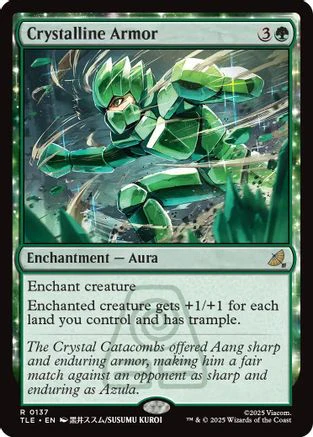 Crystalline Armor (TLE-137) - Avatar: The Last Airbender: Eternal-Legal Foil [Rare]