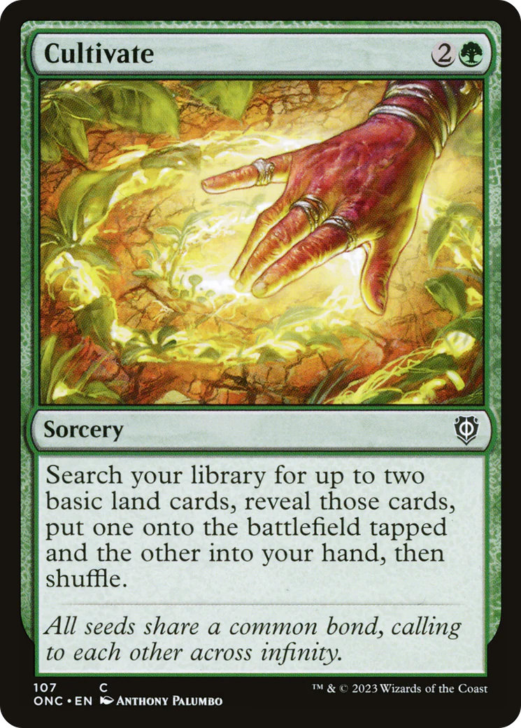 Cultivate (ONC-107) - Phyrexia: All Will Be One Commander [Common]