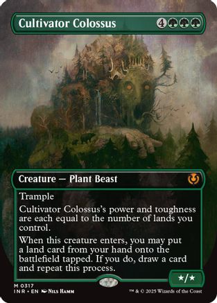 Cultivator Colossus (Borderless) (INR-317) - Innistrad Remastered [Mythic]