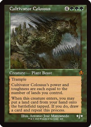 Cultivator Colossus (Retro Frame) (INR-409) - Innistrad Remastered Foil [Mythic]