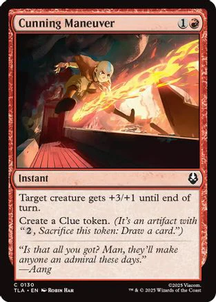 Cunning Maneuver (TLA-130) - Avatar: The Last Airbender Foil [Common]
