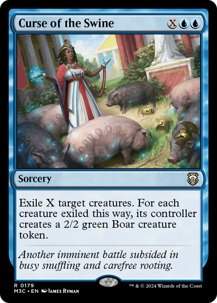 Curse of the Swine (M3C-179) - Modern Horizons 3 Commander Foil [Rare]