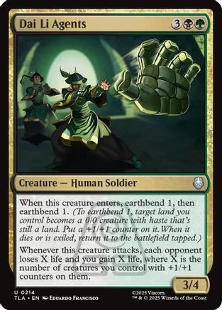 Dai Li Agents (TLA-214) - Avatar: The Last Airbender [Uncommon]