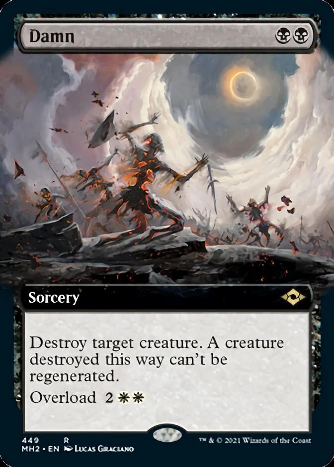 Damn (MH2-449) - Modern Horizons 2: (Extended Art) [Rare]