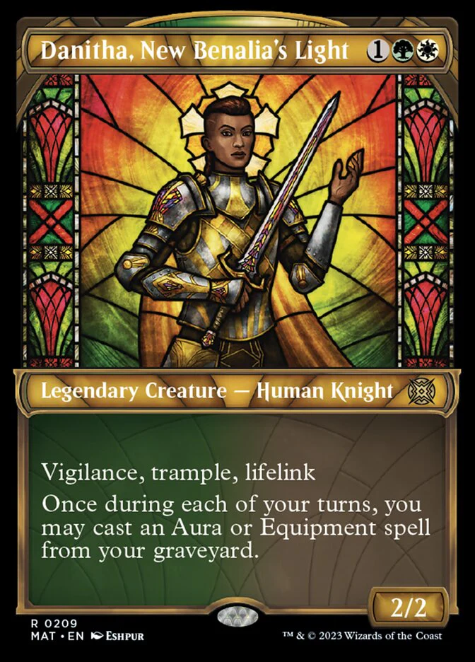 Danitha, New Benalia's Light (MAT-209) - March of the Machine: The Aftermath: (Showcase) Foil [Rare]
