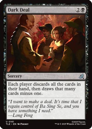 Dark Deal (TLE-161) - Avatar: The Last Airbender: Eternal-Legal Foil [Uncommon]