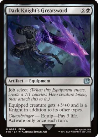 Dark Knight's Greatsword (FIN-095) - FINAL FANTASY [Uncommon]