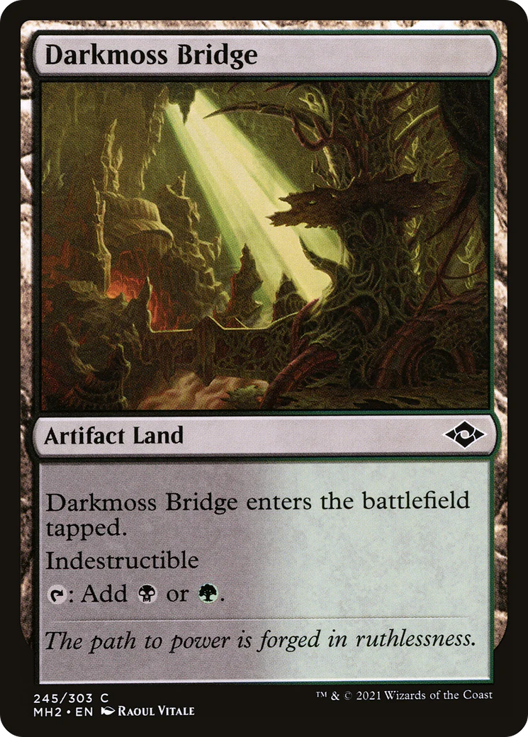 Darkmoss Bridge (MH2-245) - Modern Horizons 2 Foil [Common]