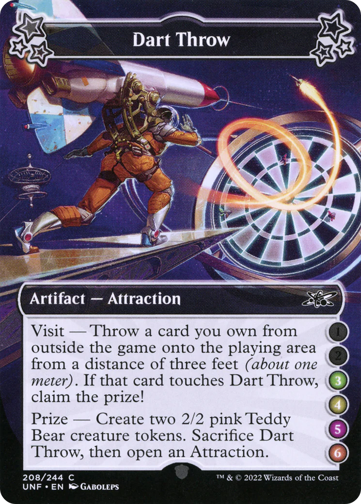 Dart Throw (UNF-208D) - Unfinity [Common]