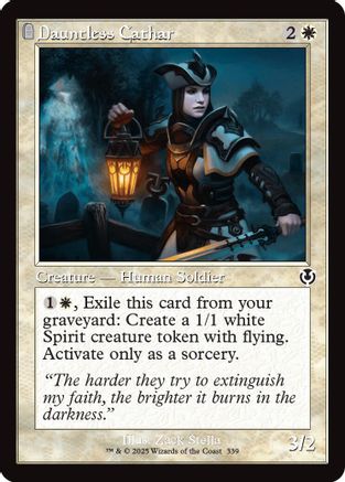 Dauntless Cathar (Retor Frame) (INR-339) - Innistrad Remastered [Common]