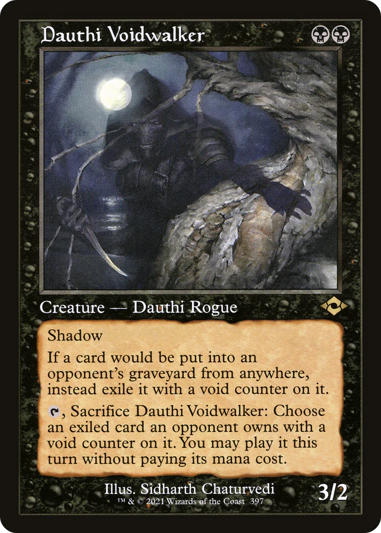 Dauthi Voidwalker (MH2-397) - Modern Horizons 2 Foil [Rare] Retro Frame