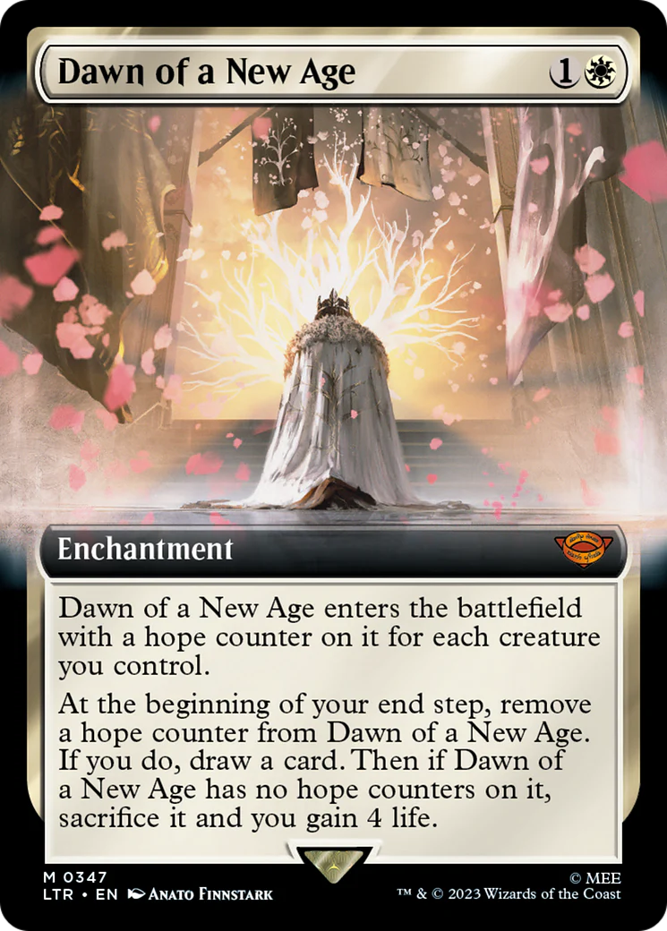 Dawn of a New Age (LTR-347) - The Lord of the Rings: Tales of Middle-earth: (Extended Art) [Mythic]