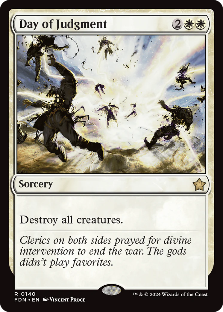 Day of Judgment (FDN-140) - Foundations Foil [Rare]