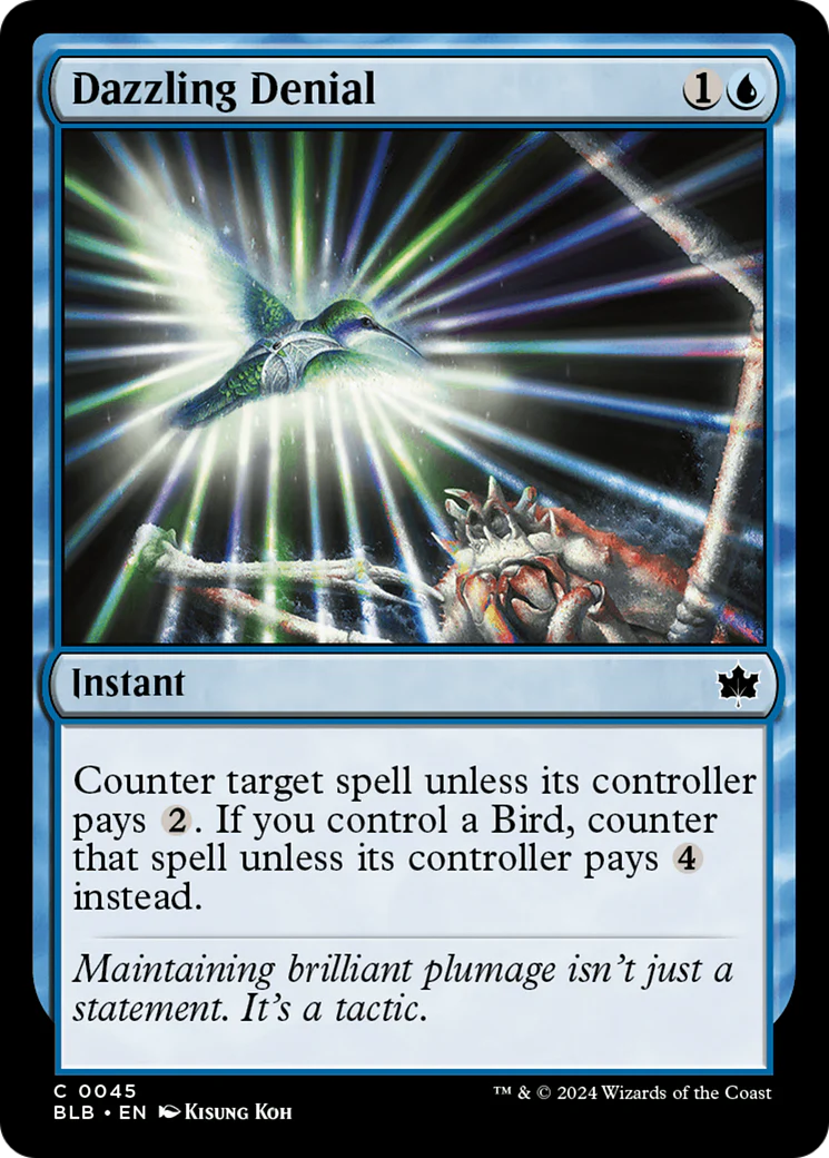 Dazzling Denial (BLB-045) - Bloomburrow [Common]