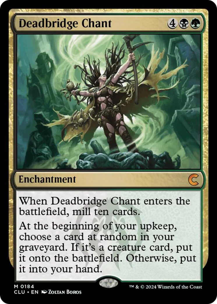 Deadbridge Chant (CLU-184) - Ravnica: Clue Edition [Mythic]