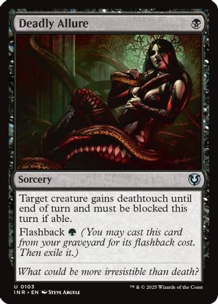 Deadly Allure (INR-103) - Innistrad Remastered Foil [Uncommon]