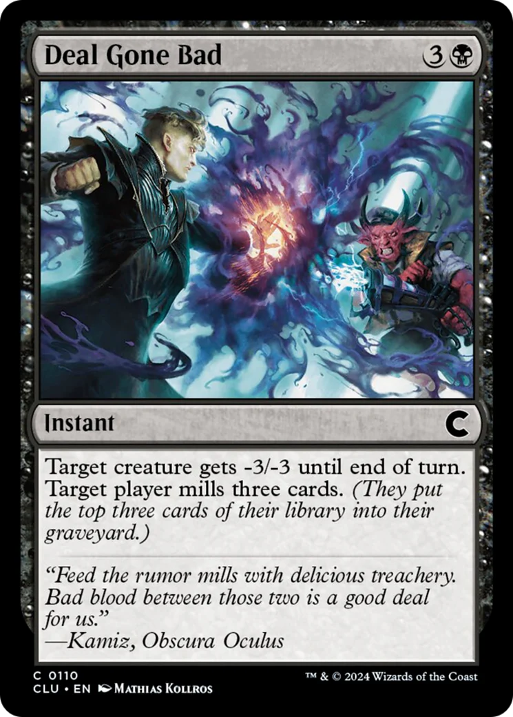 Deal Gone Bad (CLU-110) - Ravnica: Clue Edition [Common]