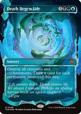 Death Begets Life (Showcase) (TDM-406) - Tarkir: Dragonstorm Foil [Mythic]