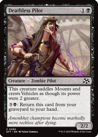 Deathless Pilot (DFT-082) - Aetherdrift Foil [Common]