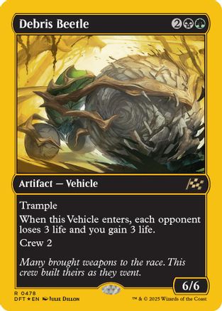 Debris Beetle (First-Place Foil) (DFT-478) - Aetherdrift Foil [Rare]