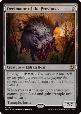 Decimator of the Provinces (INR-002) - Innistrad Remastered Foil [Rare]
