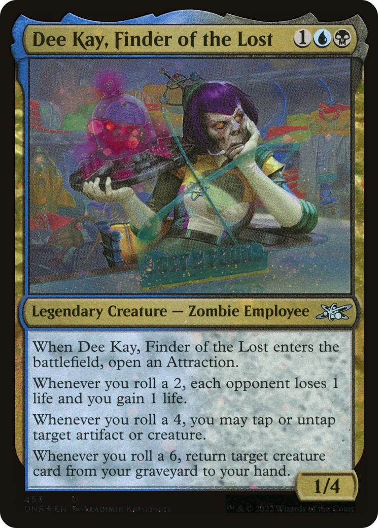 Dee Kay, Finder of the Lost (UNF-453) - Unfinity Galaxy Foil [Uncommon]