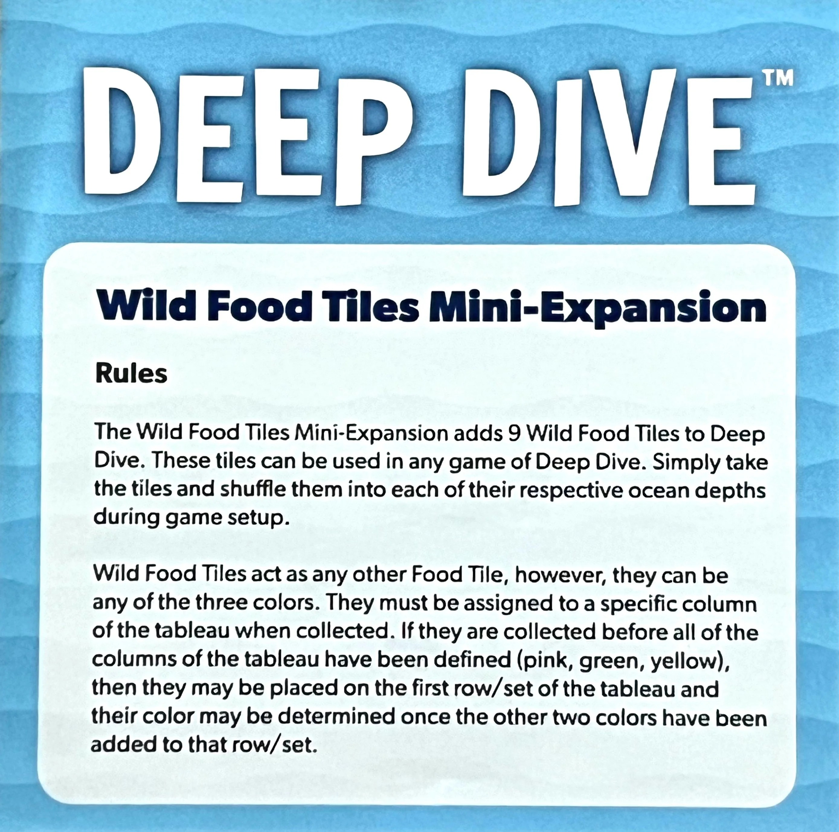 Deep Dive: Wild Food