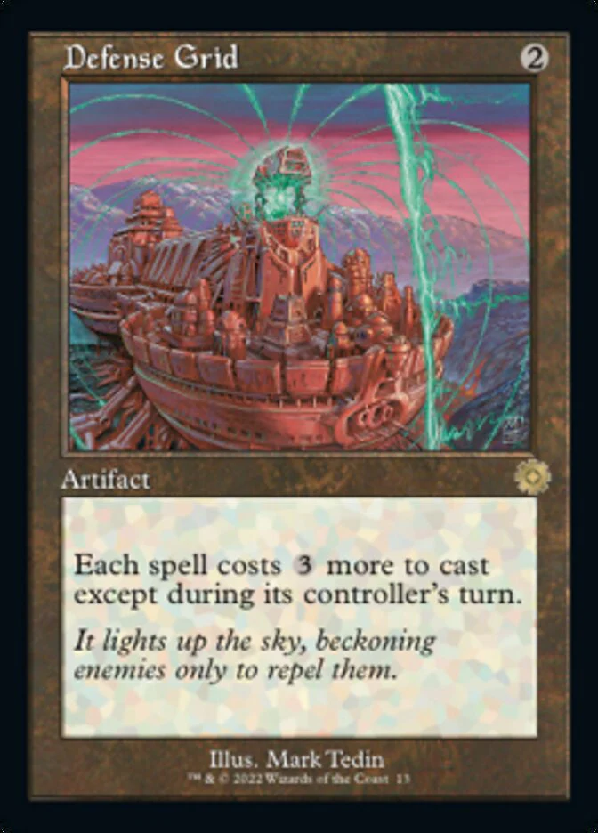 Defense Grid (BRR-013) - The Brothers' War Retro Artifacts [Rare] Retro Frame