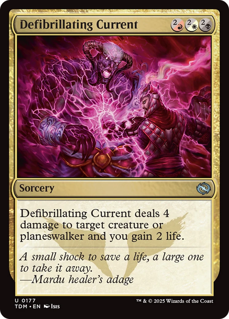 Defibrillating Current (TDM-177) - Tarkir: Dragonstorm [Uncommon]