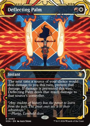 Deflecting Palm (SOA-063) - Secrets of Strixhaven: Mystical Archive [Rare]