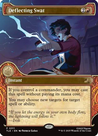 Deflecting Swat (Showcase) (TLE-311) - Avatar: The Last Airbender: Eternal-Legal [Promo]