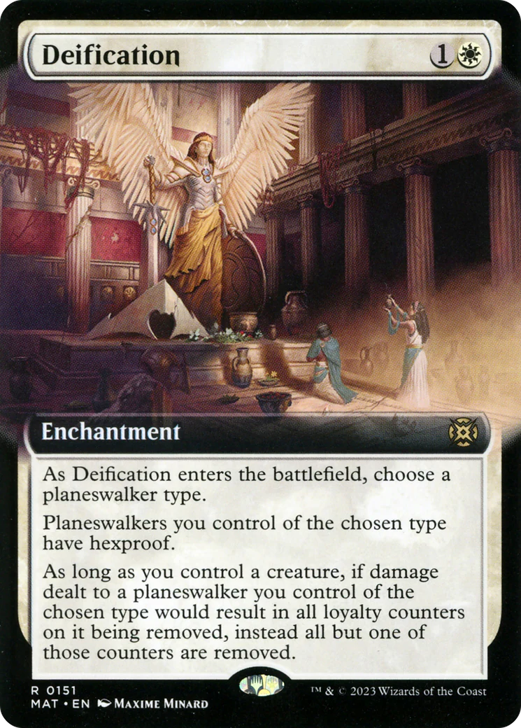Deification (MAT-151) - March of the Machine: The Aftermath: (Extended Art) [Rare]