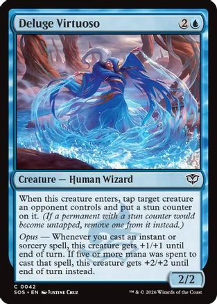 Deluge Virtuoso (SOS-042) - Secrets of Strixhaven [Common]