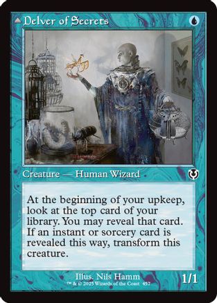Delver of Secrets // Insectile Aberration (Retro Frame) (INR-457) - Innistrad Remastered [Common]