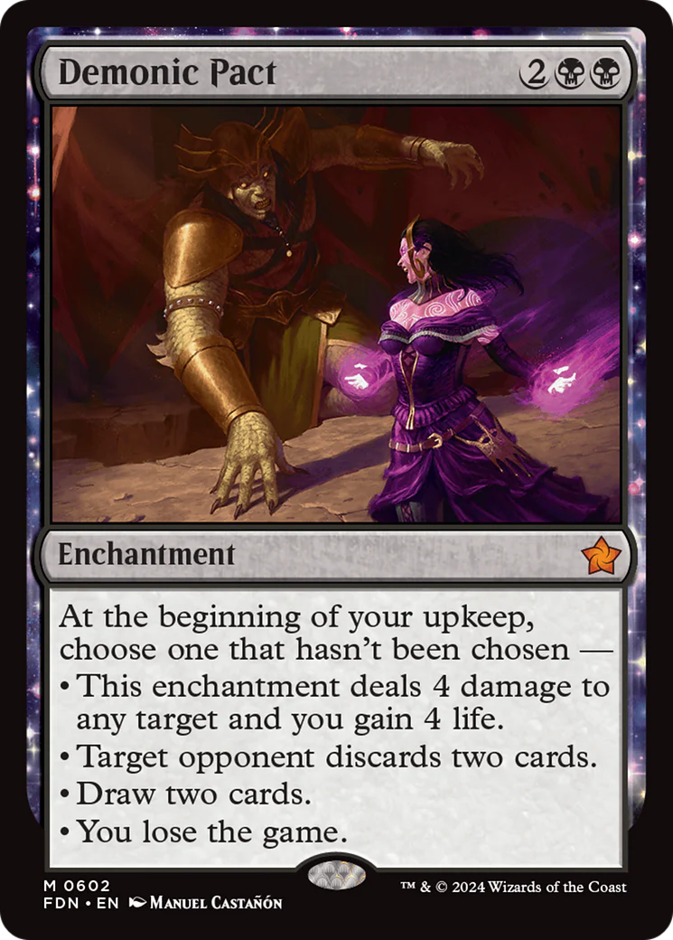 Demonic Pact (FDN-602) - Foundations: (nyxtouched) [Mythic]